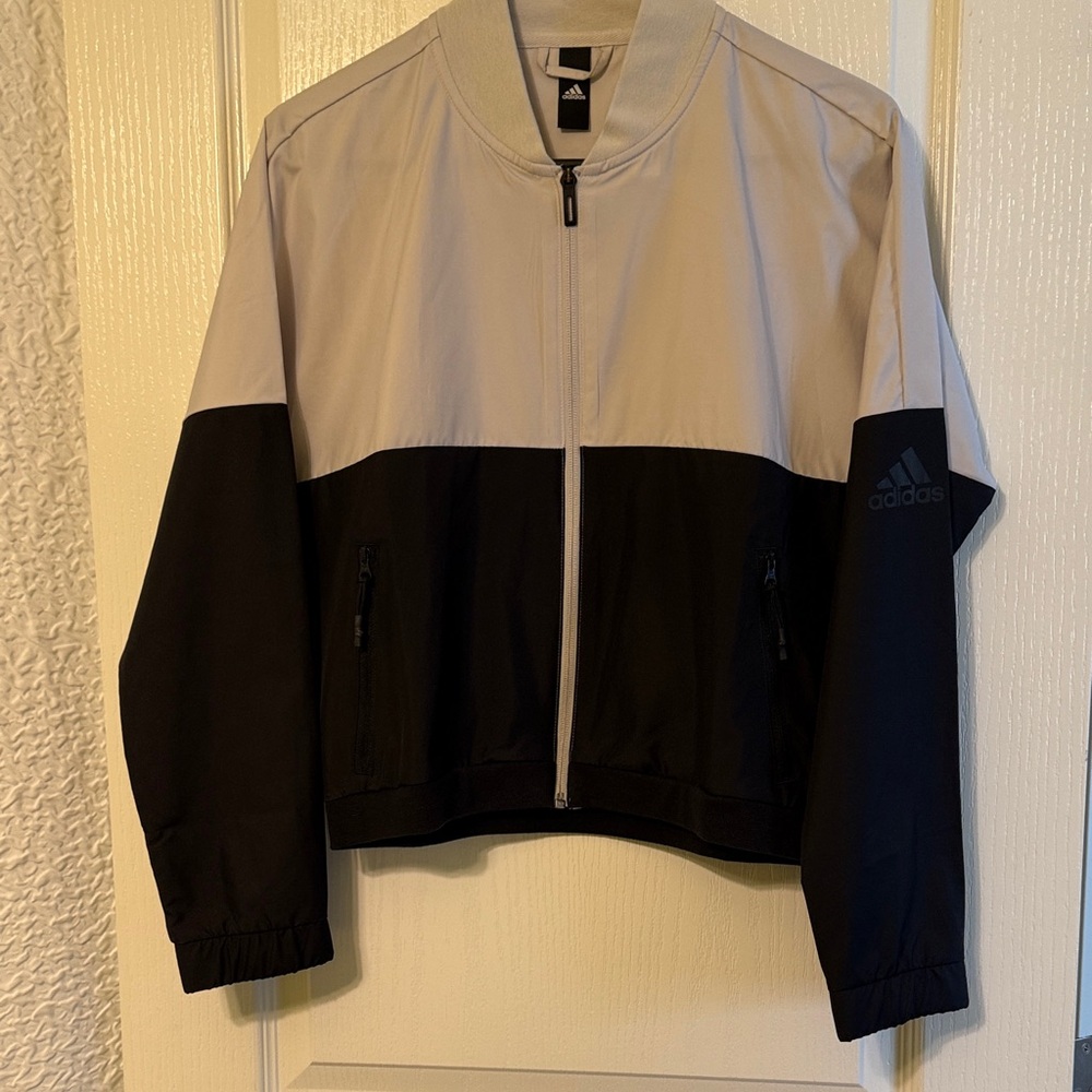 Adidas colour block running jacket